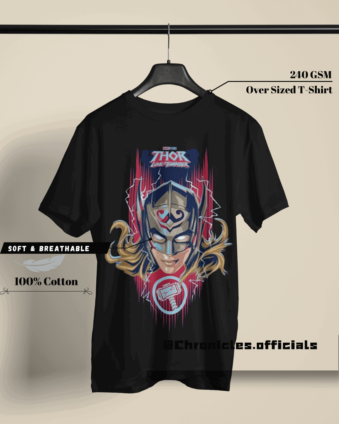 Lady Thor | Oversized T-Shirt | Marvel - CHRONICLES