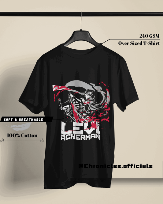 Levi - Gone Berserk | Oversized T-Shirt | Attack On Titan - CHRONICLES