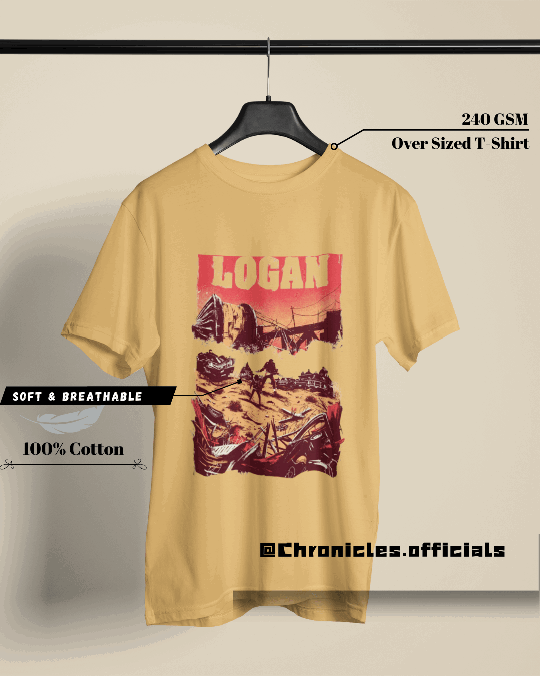 Logan and X-23| Oversized T-Shirt | Marvel - CHRONICLES