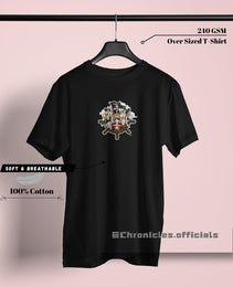 Luffy Punching KAIDO in Face | Oversized T-Shirt | One Piece - CHRONICLES