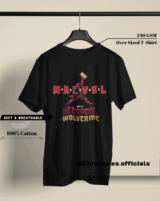 MARVEL Jesus Deadpool and Wolverine | Oversized T-Shirt | Marvel - CHRONICLES