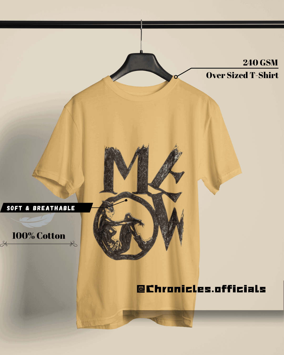 MEOW - The Catwoman| Oversized T-Shirt | DC Official - CHRONICLES