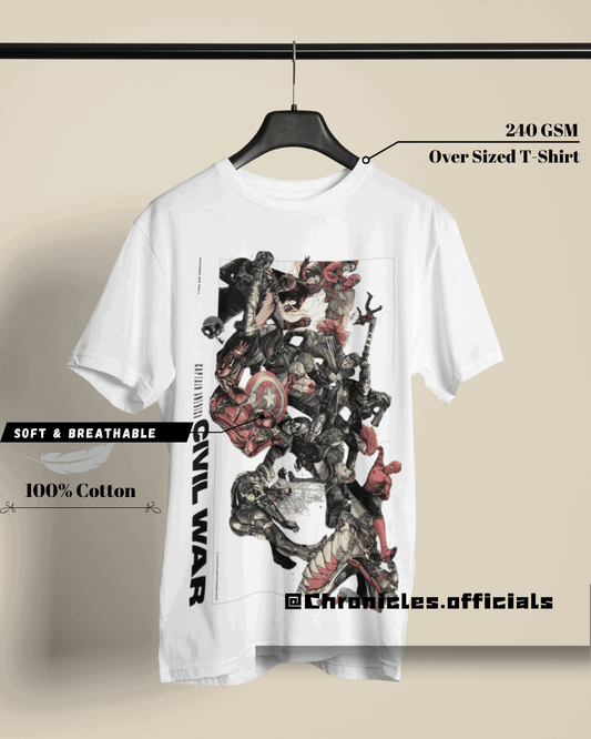 Marvels - Civil War| Oversized T-Shirt | Marvel - CHRONICLES