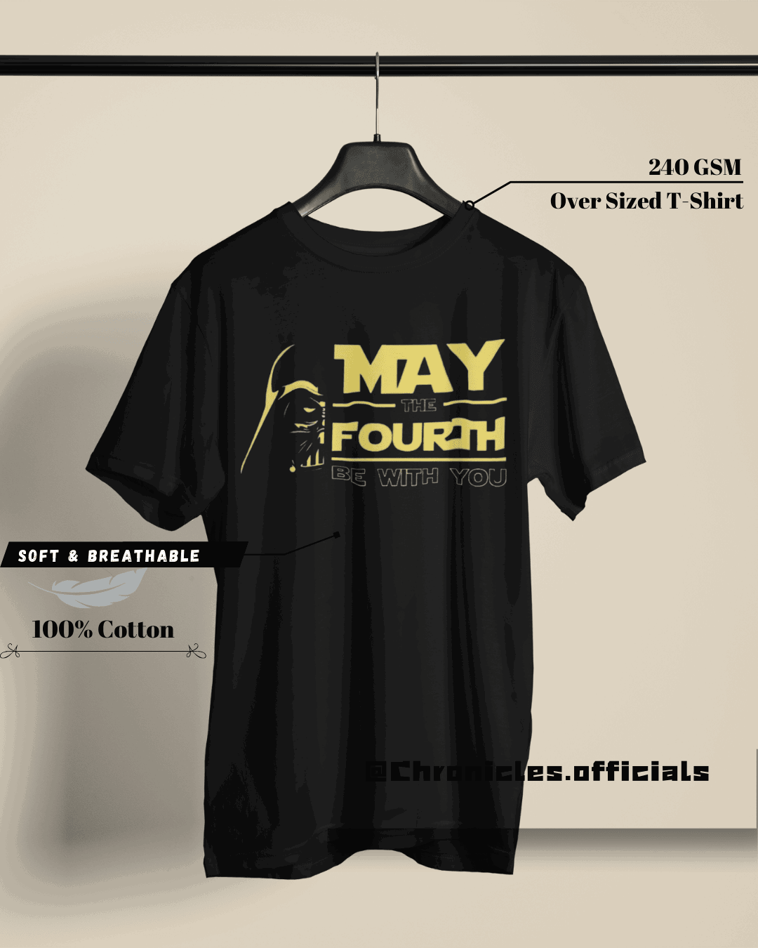 May the forces be with you (Star Wars) | Oversized T-Shirt | Star Wars - CHRONICLES