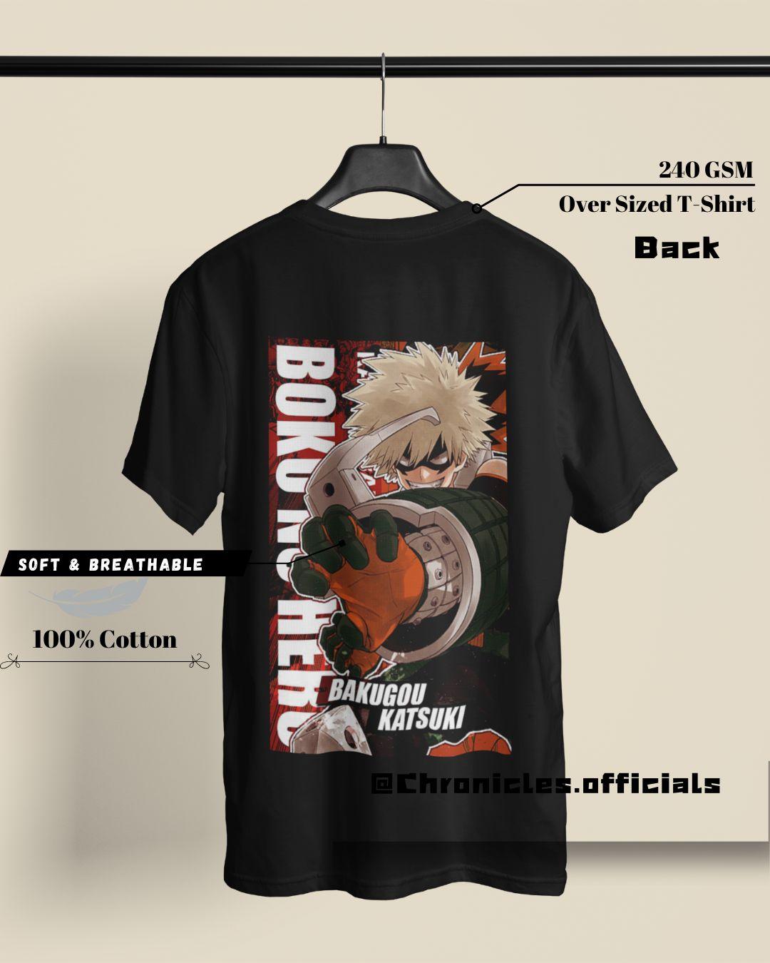 Midoriya & Bakugo "I want to be a Hero" | Oversized T-Shirt | My Hero Academia - CHRONICLES