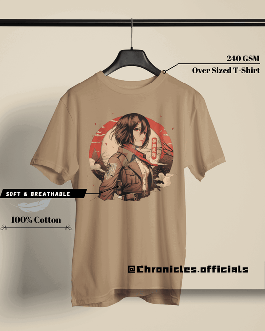 Mikasa - Love of Life | Oversized T-Shirt | Attack On Titan - CHRONICLES