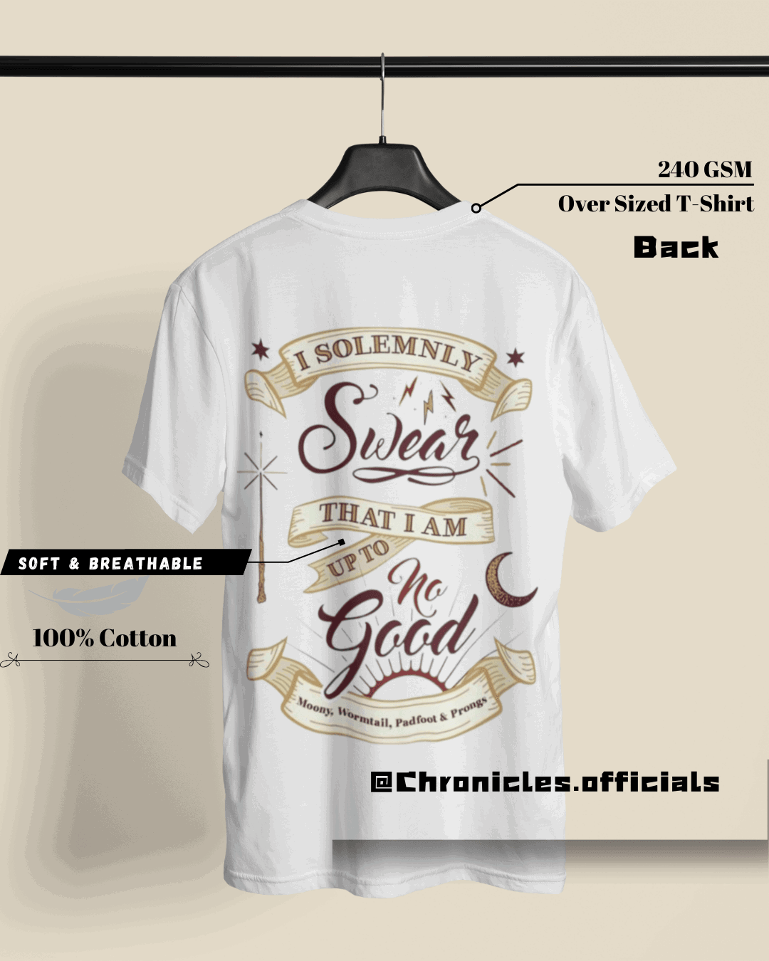 Mischief Managed | Oversized T-Shirt | HARRY POTTER - CHRONICLES