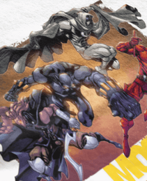 Moon Knight All Characters | Oversized T-Shirt | Moon Knight - CHRONICLES