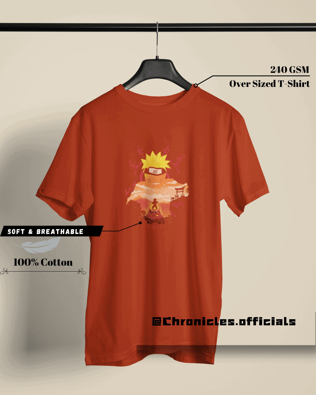 Naruto Uzumaki | Oversized T-Shirt | Naruto - CHRONICLES