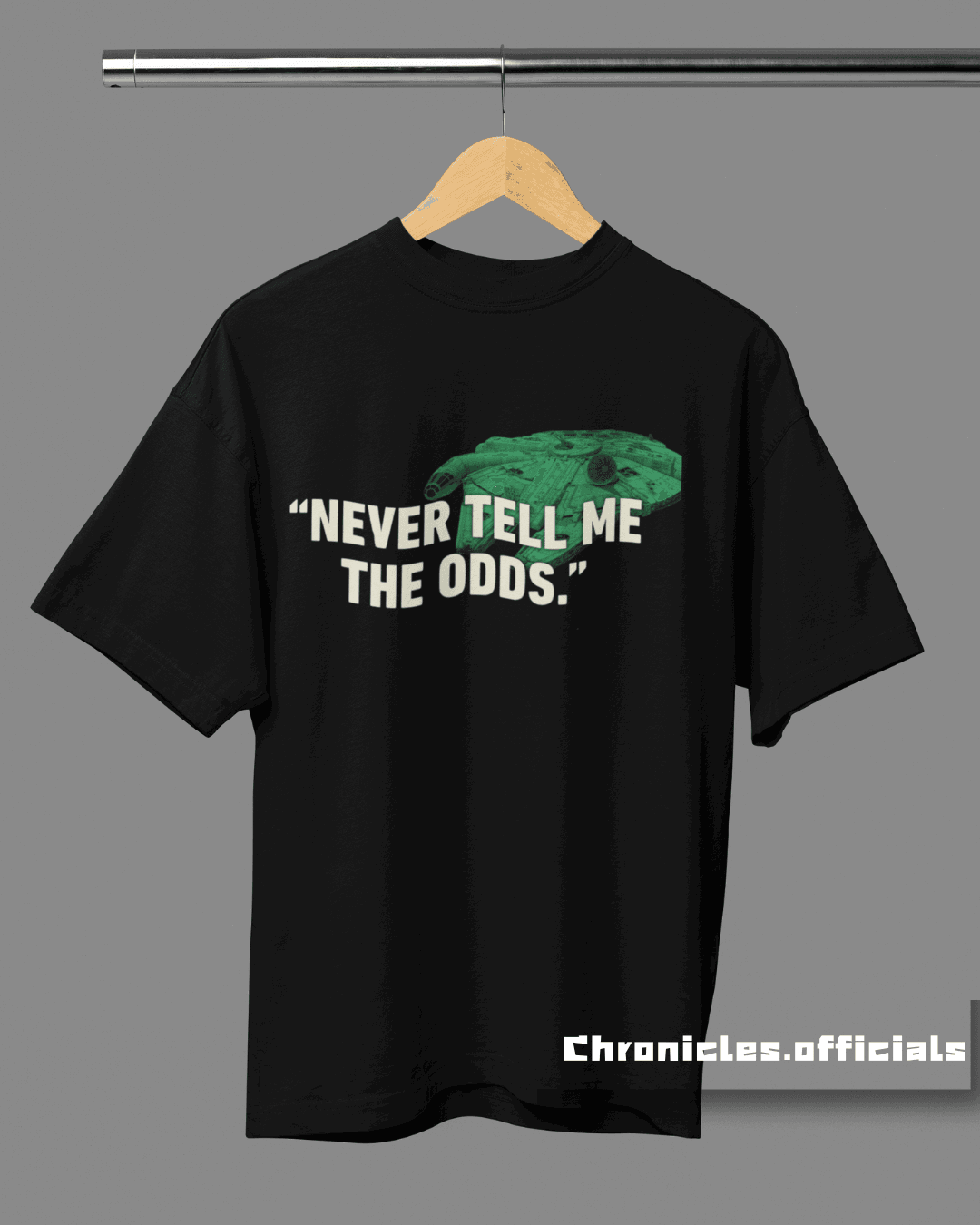 Never Tell Me The Odds 'Han Solo' | Oversized T-Shirt | Star Wars - CHRONICLES