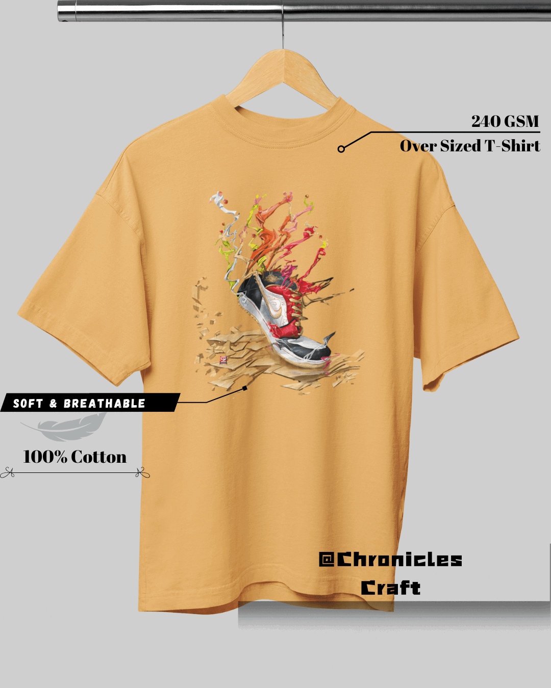 Nike Radiation | Oversized T-Shirt | Chronicles Craft - CHRONICLES
