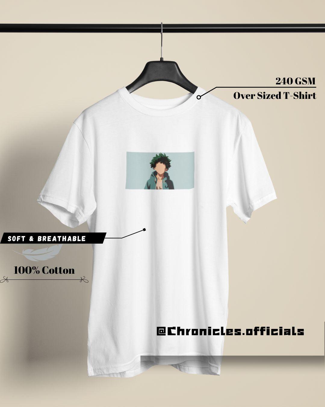 One for All "In the Heart" | Oversized T-Shirt | My Hero Academia - CHRONICLES