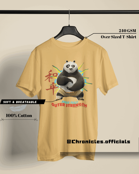 Outer Strength (Kung Fu Panda) | Oversized T-Shirt | Kung Fu Panda - CHRONICLES