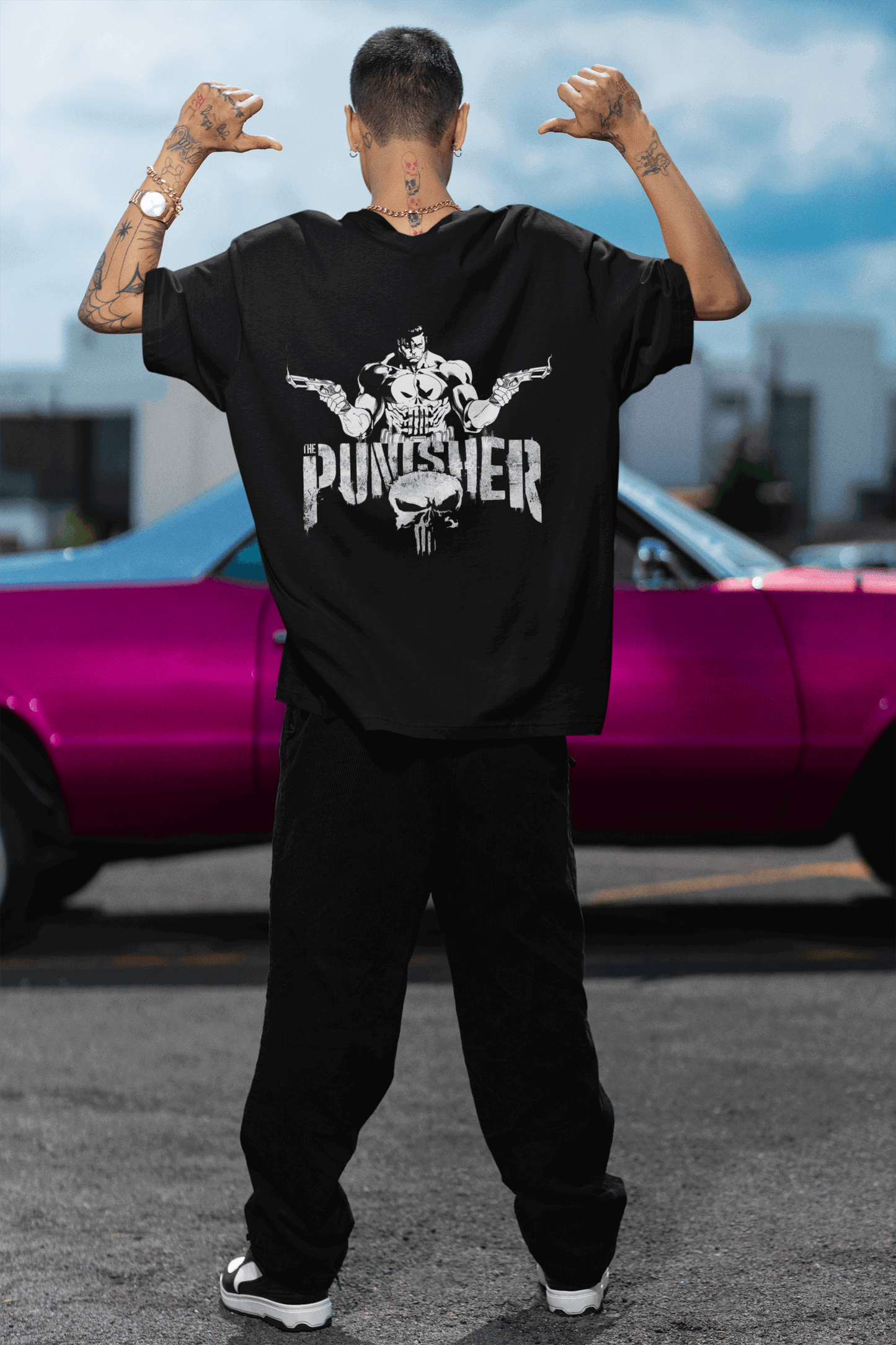 Penny and Dine | Oversized T-Shirt | The Punisher - CHRONICLES