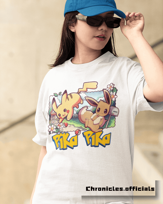 Pikachu 'Pika Pika' | Oversized T-Shirt | Pokemon - CHRONICLES