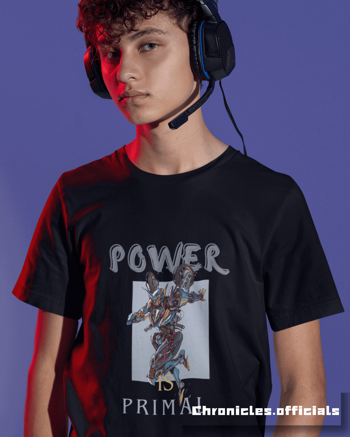 Power Is Primal | Oversized T-Shirt | Transformer - CHRONICLES