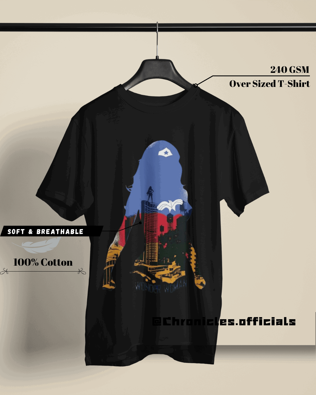 Princess Diana | Oversized T-Shirt | DC Official - CHRONICLES