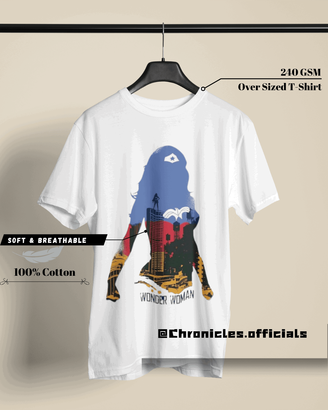 Princess Diana | Oversized T-Shirt | DC Official - CHRONICLES