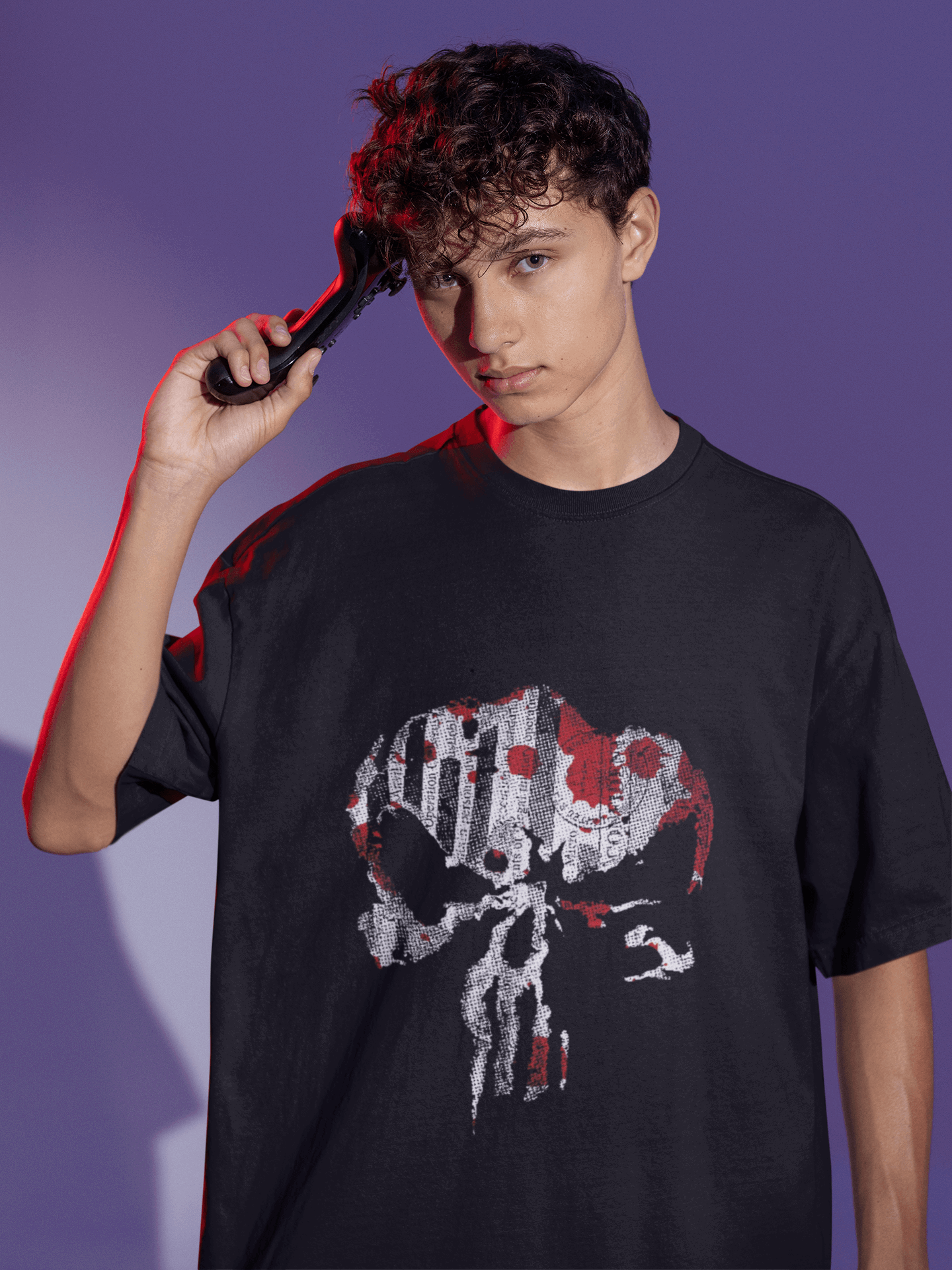 Punisher - Blooded Skull | Oversized T-Shirt | The Punisher - CHRONICLES