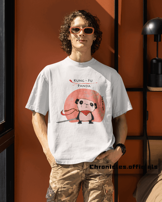 Retro  | Oversized T-Shirt | Kung Fu Panda - CHRONICLES