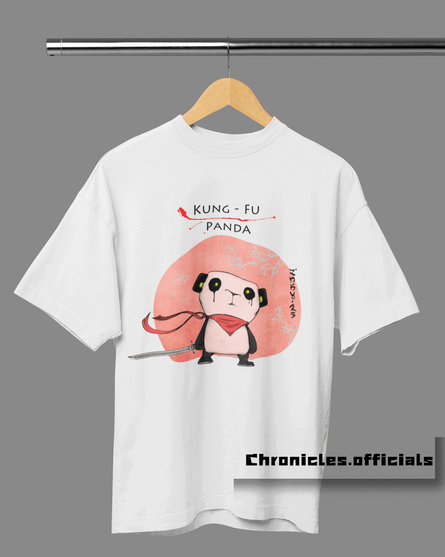 Retro  | Oversized T-Shirt | Kung Fu Panda - CHRONICLES
