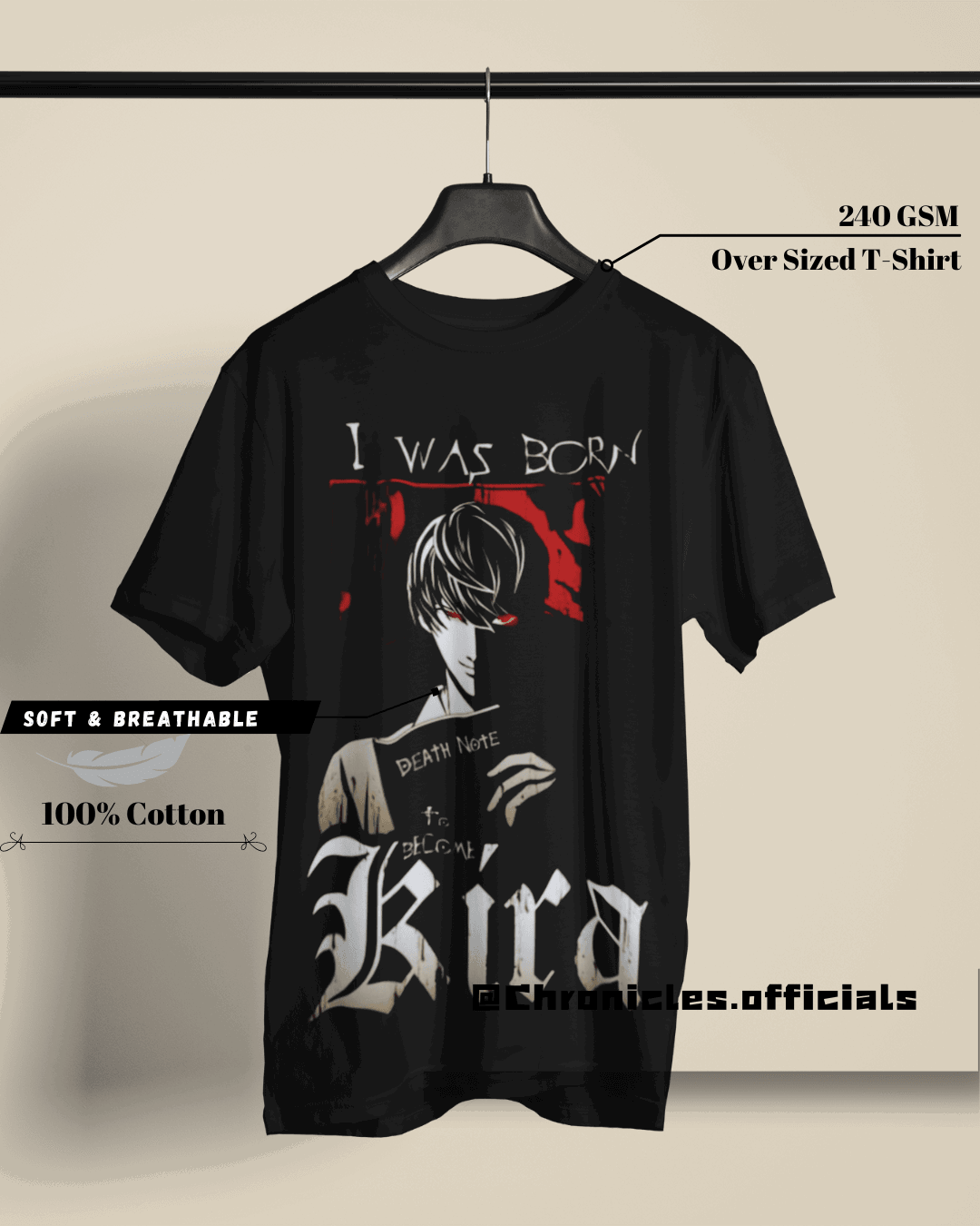 Ryuk - This World is Rotten | Oversized T-Shirt | Death Note - CHRONICLES