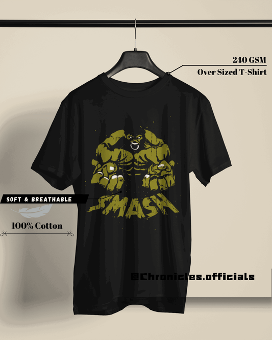 SMASHHHHHHH - Hulk| Oversized T-Shirt | Marvel - CHRONICLES