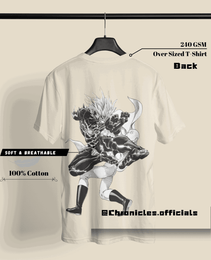 Saitama - Dual Side Print | Oversized T-Shirt | One Punch Man - CHRONICLES