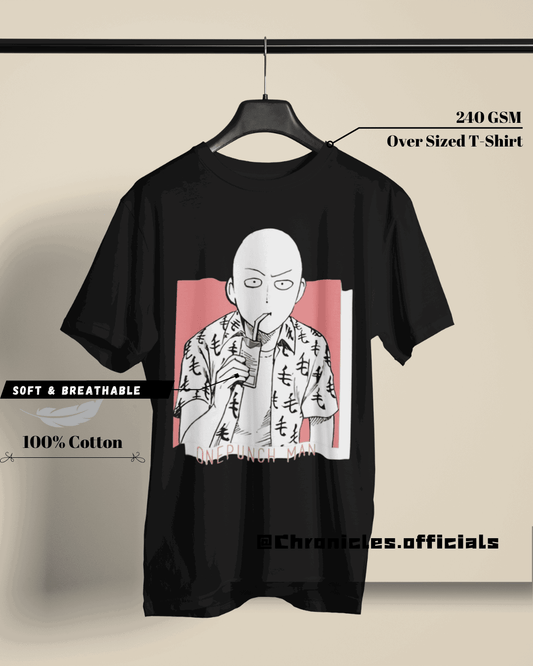 Saitama - I am watching you Genos | Oversized T-Shirt | One Punch Man - CHRONICLES