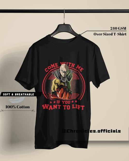 Saitama (Step in the Gym) | Oversized T-Shirt | One Punch Man - CHRONICLES