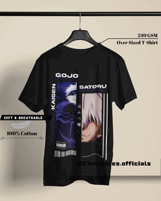 Satoru Gojo and Yuji Itadori | Oversized T-Shirt | Jujutsu Kaisen - CHRONICLES
