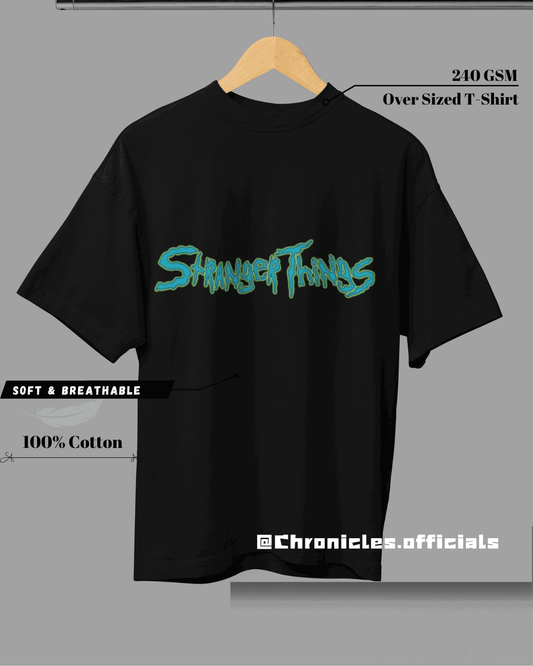 Shaggy Bubble Print | Oversized T-Shirt | STRANGER THINGS - CHRONICLES