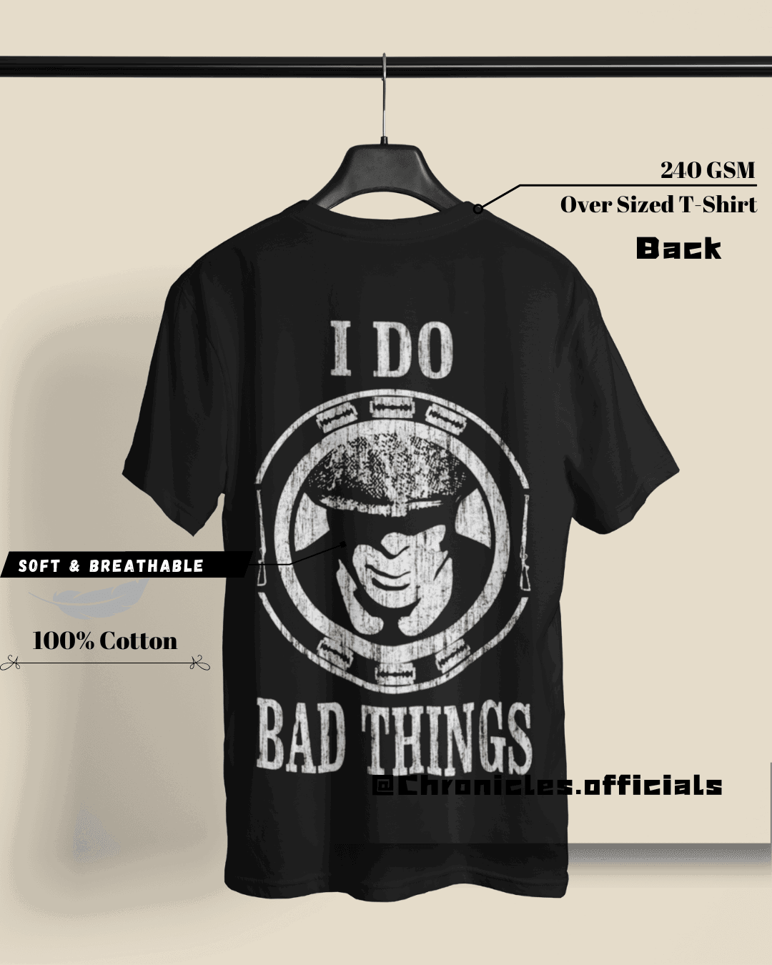 Some Devil Gets Into You | Oversized T-Shirt | Peaky Blinders - CHRONICLES