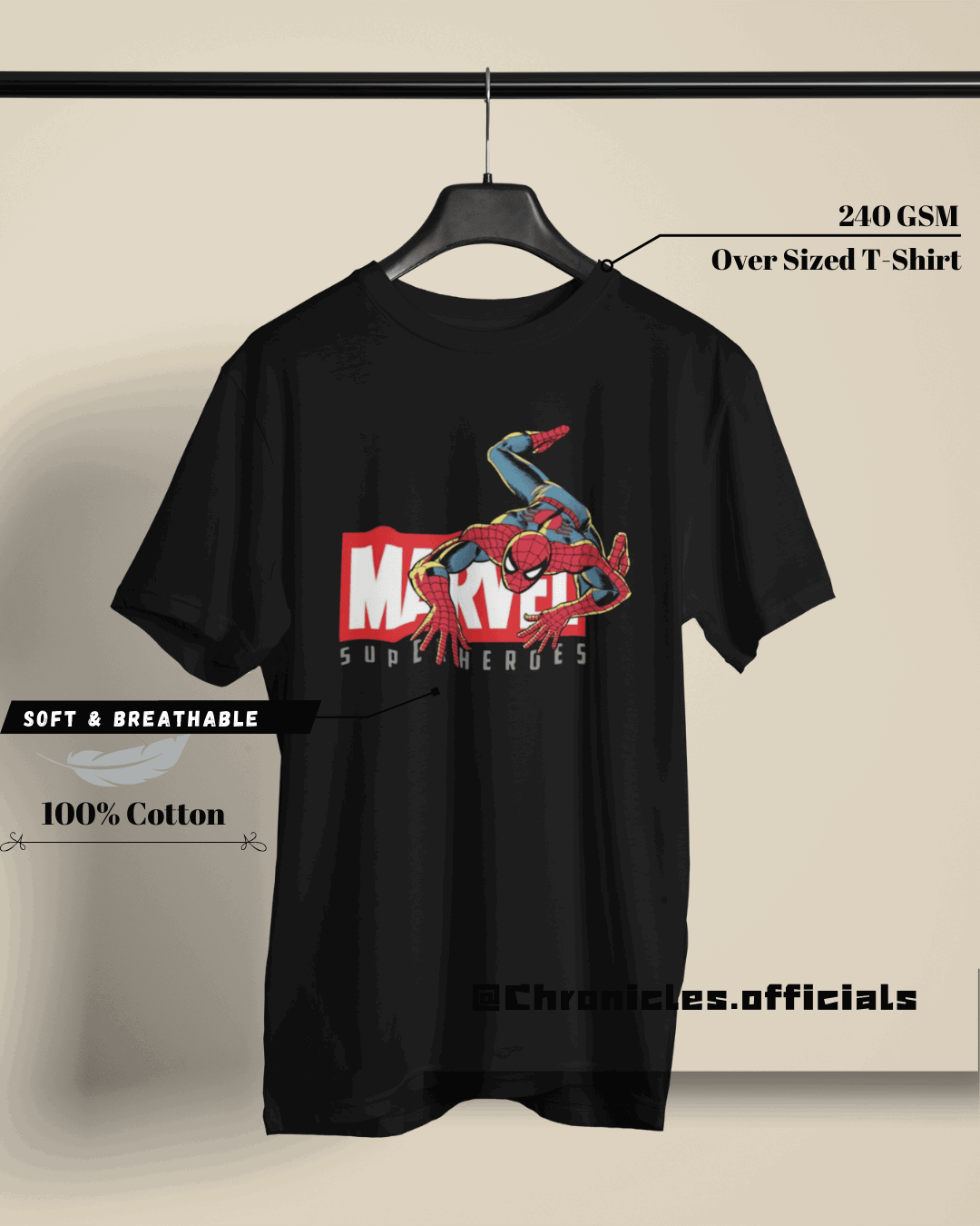 Spiderman - MARVEL Comics | Oversized T-Shirt | Marvel - CHRONICLES