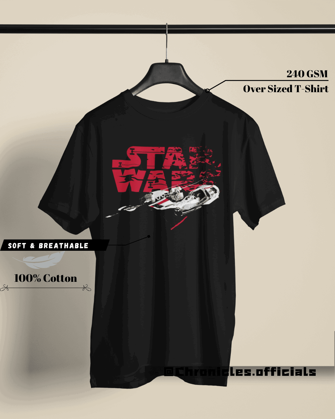Star Wars - Double Side Print | Oversized T-Shirt | Star Wars - CHRONICLES