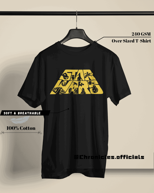 Star Wars Silhouette Print | Oversized T-Shirt | Star Wars - CHRONICLES