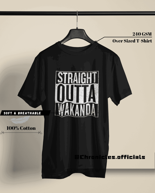 Straight Outta Wakanda | Oversized T-Shirt | Marvel - CHRONICLES