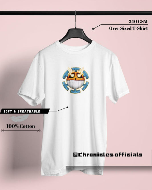 Straw Hat Pirates "Center Print Crew Logo" | Oversized T-Shirt | One Piece - CHRONICLES
