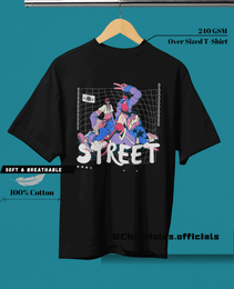 Street Blossom| Oversized T-Shirt | Geeks - CHRONICLES