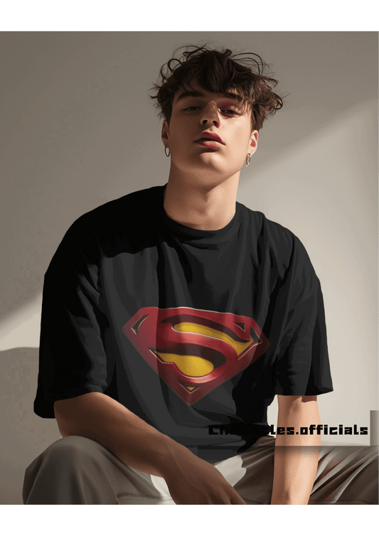 Superman 'Classic Logo'  | Oversized T-Shirt | DC Official - CHRONICLES
