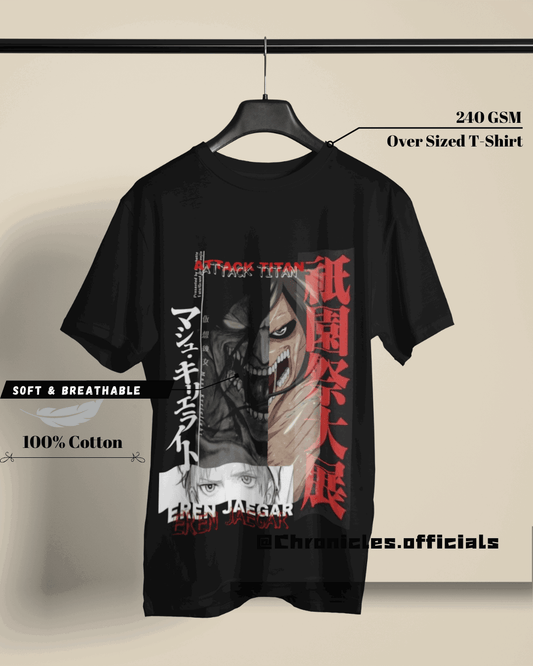 Survey Corps of AOT| Oversized T-Shirt | Attack On Titan - CHRONICLES