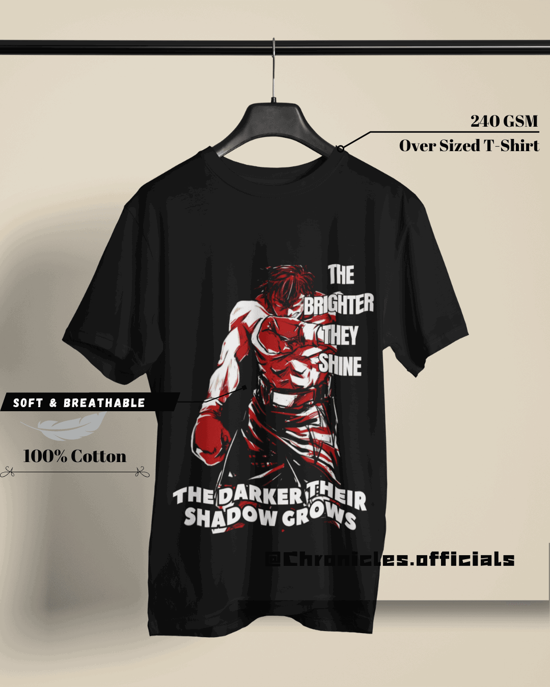 Takeshi Sendo | Oversized T-Shirt | Hajime No Ippo - CHRONICLES