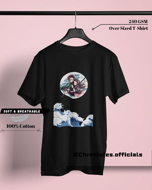 Tanjiro And Nezuko | Oversized T-Shirt | Demon Slayer