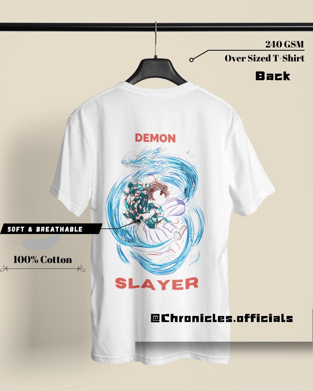 Tanjiro VS Gyutaro and Daki  | Oversized T-Shirt | Demon Slayer - CHRONICLES