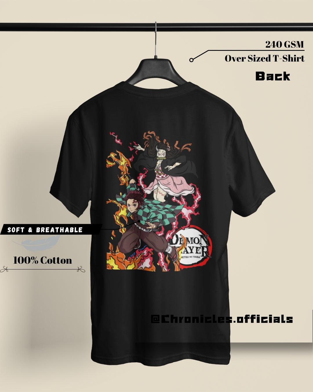 Tanjiro and Nezuko| Oversized T-Shirt | Demon Slayer - CHRONICLES