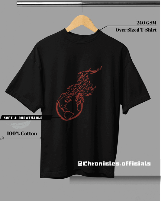 The Abstract | Oversized T-Shirt | STRANGER THINGS - CHRONICLES