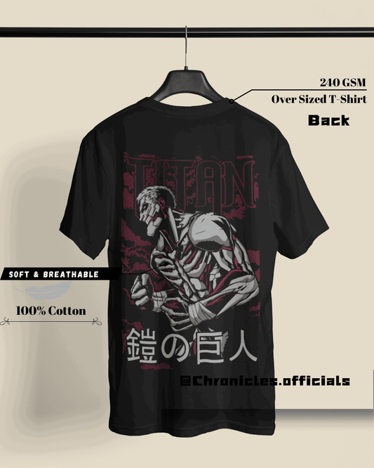 The Armored Titan | Oversized T-Shirt | Attack On Titan - CHRONICLES