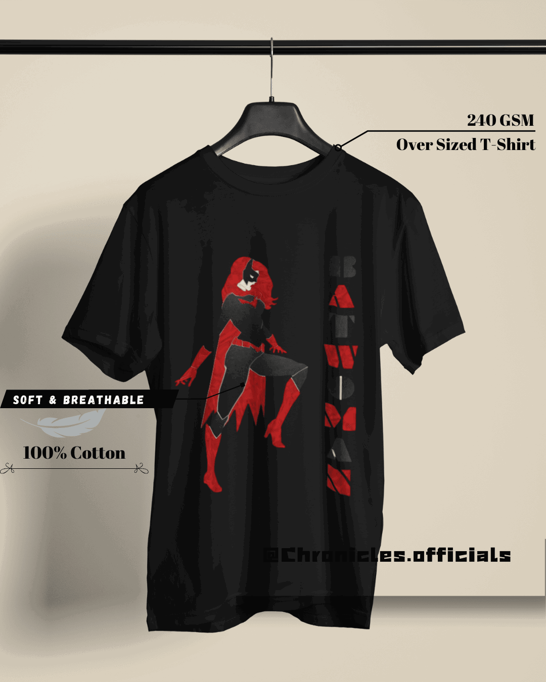The BATWOMAN | Oversized T-Shirt | DC Official - CHRONICLES