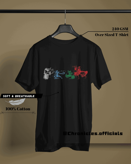 The Bendings of Elements | Oversized T-Shirt | AVATAR - CHRONICLES