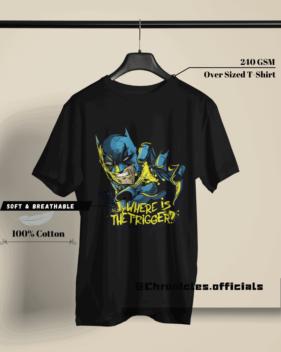 The Dark Night Rises | Oversized T-Shirt | DC Official - CHRONICLES